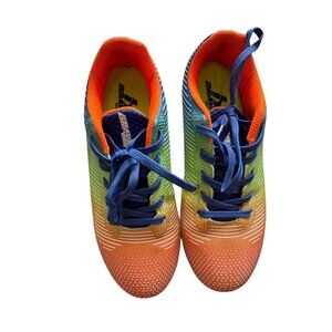 Brava Indoor/Outdoor Cleats Youth 4.5D Rainbow Multi-Color